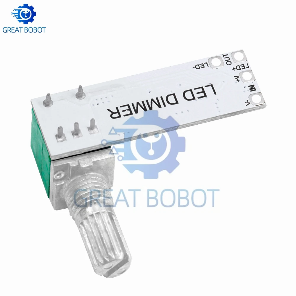 12-24V PWM LED LED Brightness Controller: Dimmer Module with On/Off Switch – Ideal for Commercial Signage & Light Strips