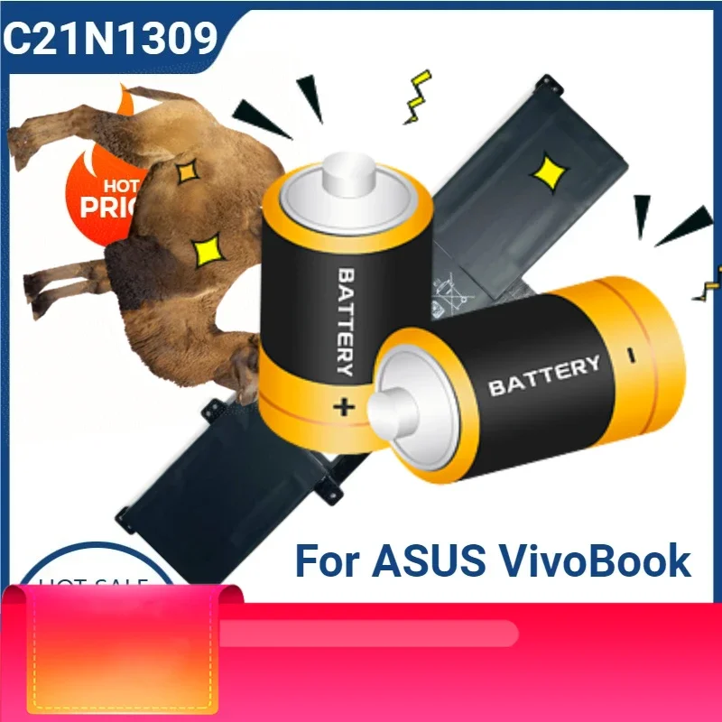 

High-quality 7.4V 38Wh 4965mAh C21N1309 Laptop Battery for ASUS VivoBook S301LA S301LP Q301L C21PQ2H 0B200-00580100M Tablet