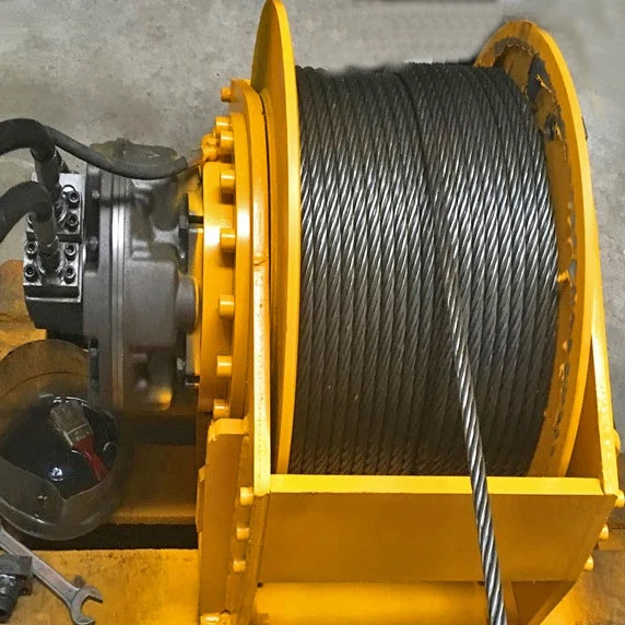 Grooved Drum Cable Pulling Machine Hydraulic Winch 3 Tons For Sale