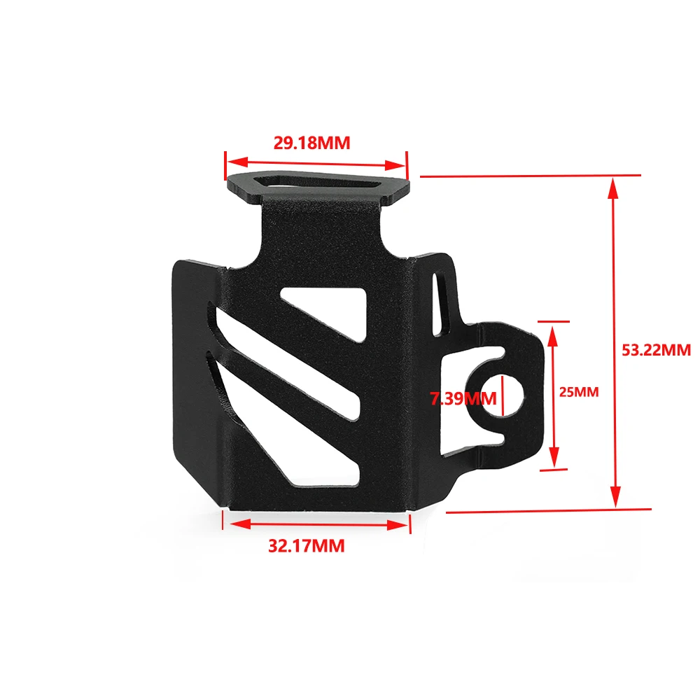 Motocicleta freio traseiro reservatório de fluido guarda, protetor, tanque de óleo proteger, capa para Suzuki GSR600, GSR400, GSR, 2023, 2022,