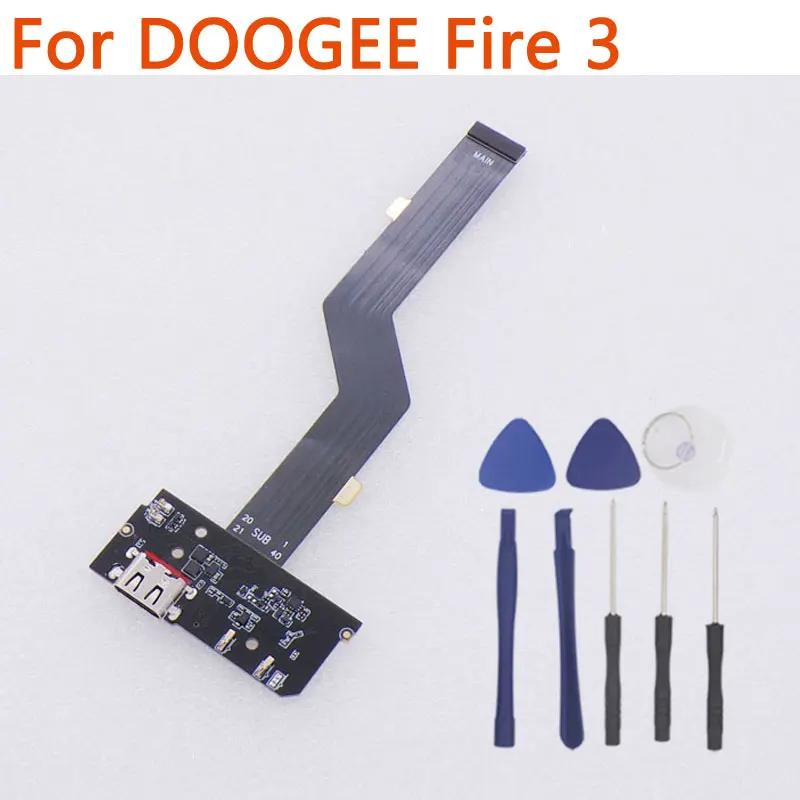 Original DOOGEE Fire 3 Fire 3 Pro Fire 3 Ultra USB Board Base Charging Charge Port Board With Main FPC  For Doogee Fire 3 Max