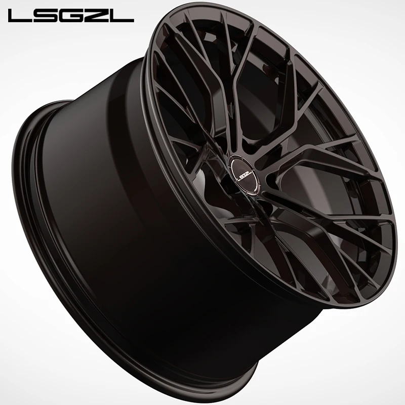 Custom Forged Car Alloy Wheel Rims 5x120 5x114.3 5x112 5x127 For Mercedes Tesla BMW Deep Concave Wheel