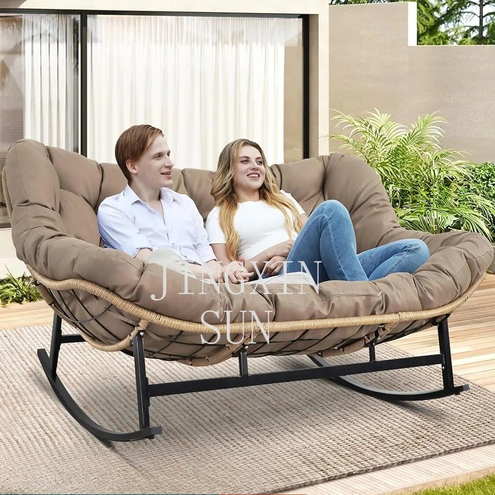 Double Papasan Rocking Chair 2