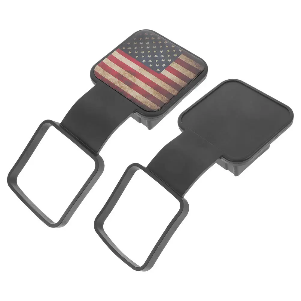 قطعتان من غطاء وصلة المقطورة من السيليكون المطاطي المتين سهل التركيب بدون أدوات عالمية مناسبة لحماية وصلة السحب لشاحنة السيارة #4