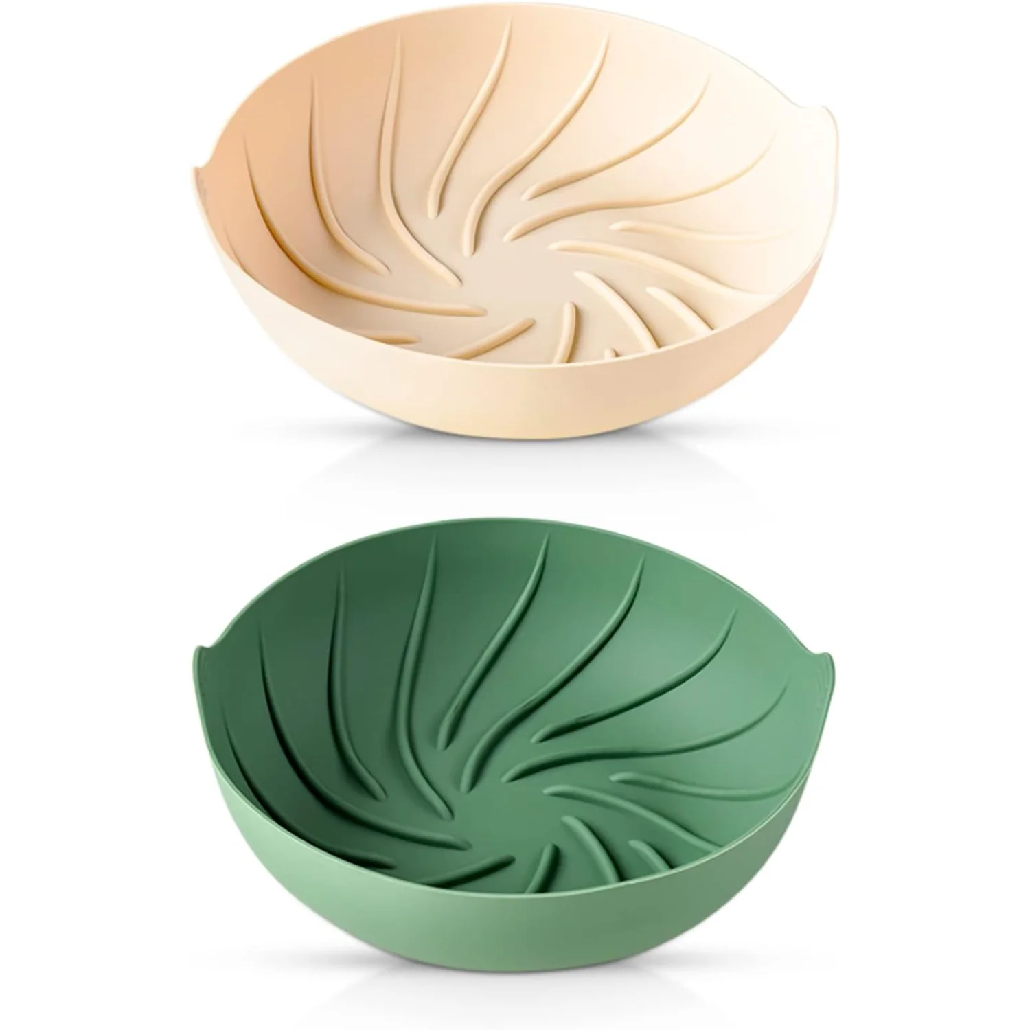 عبوة من بطانات السيليكون للمقلاة الهوائية - ملحقات قابلة لإعادة الاستخدام والطعام لمقلاة الهواء 3Qt-5Qt