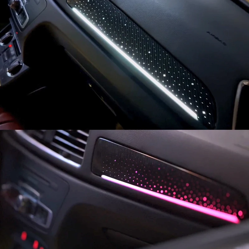 64 Colors Carbon Starry Sky Ambient Light 2013-2018 Screen Control Interior LED Lighting Upgrade Kit