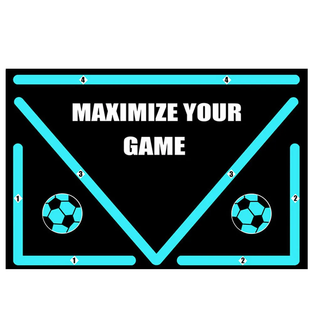 Football Training Mat Non Slip Football Training Footstep Mat Portable Football Corner Field Training Mat for Soccer Training