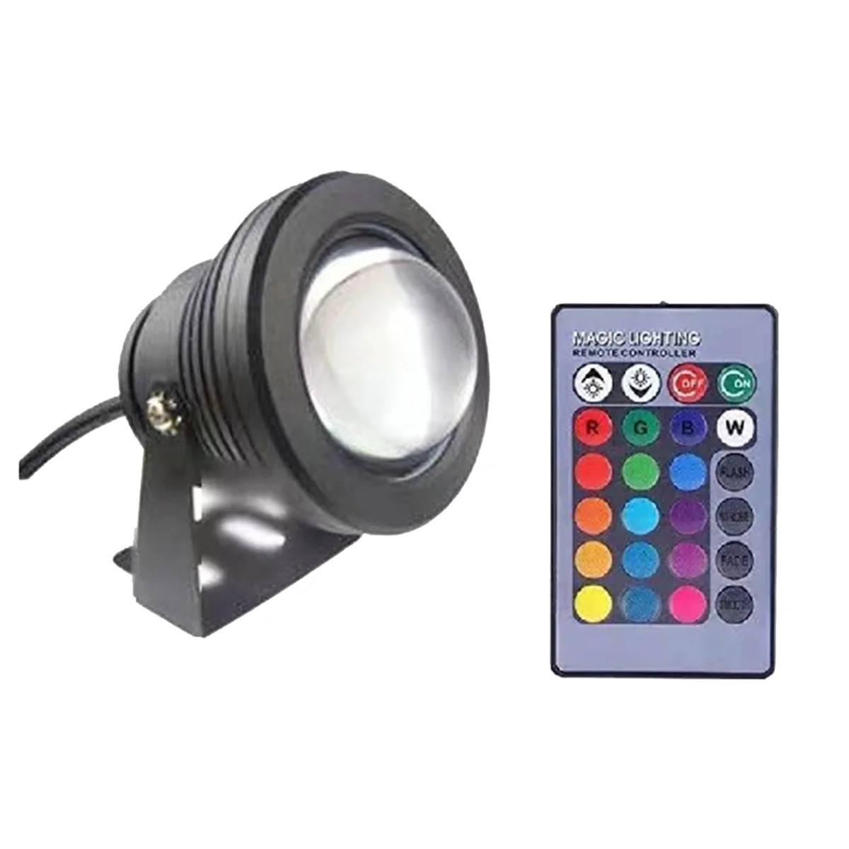 Underwater Light Embedded High Voltage 85-265v LED Floodlight RGB Fountain Pool Pond Aquarium Spotlight Bulb Lamp