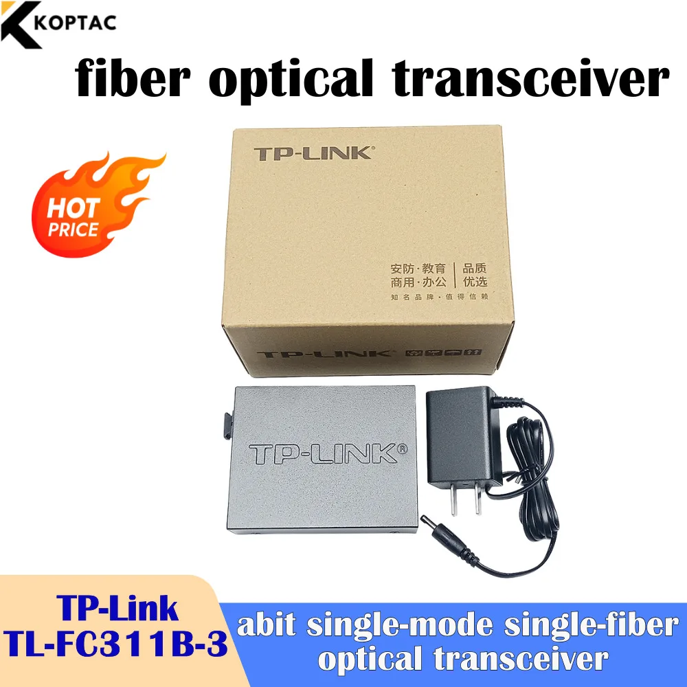 

TP-Link TL-FC318B-3 3KM SC одномодовый медиаконвертер Гигабитный оптоволоконный трансивер одноволоконный оптический трансивер Категория оптический