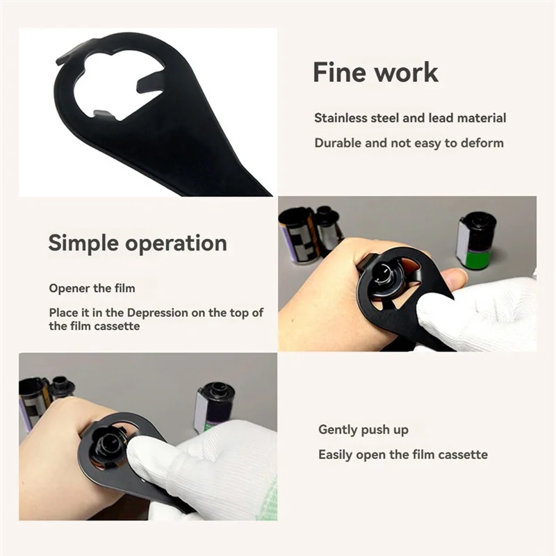AA87 35 мм инструмент для открывания кассеты для пленки Kodak, противоскользящая ручка, оборудование для обработки темных комнат, аксессуары для фотосъемки пленки