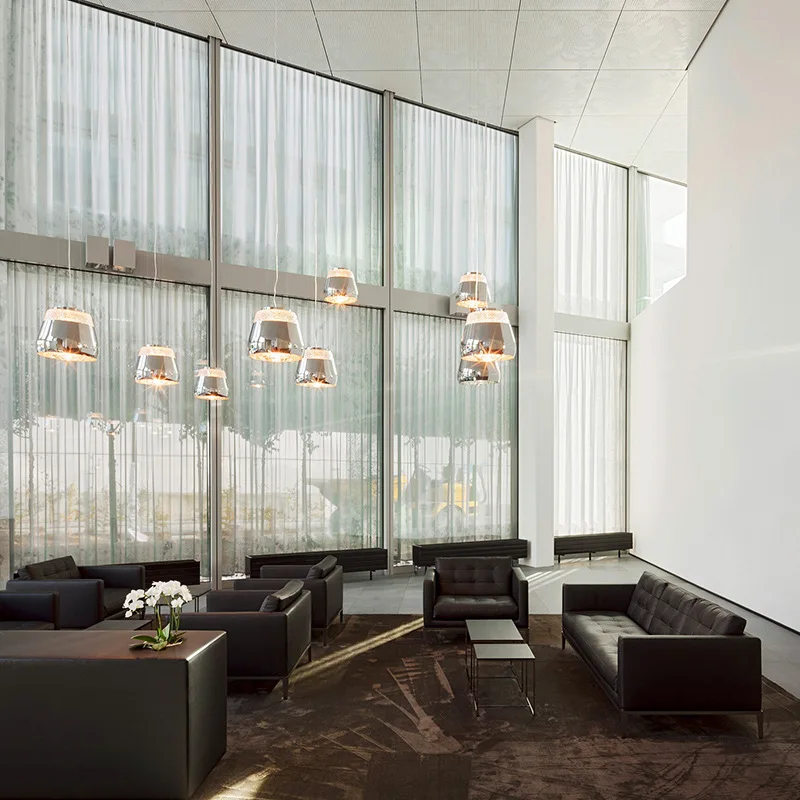 مصباح بار مطعم بسيط وحديث، ثريا صغيرة مبتكرة لعيد الحب وغرفة نوم فيلا زجاجية بجانب السرير