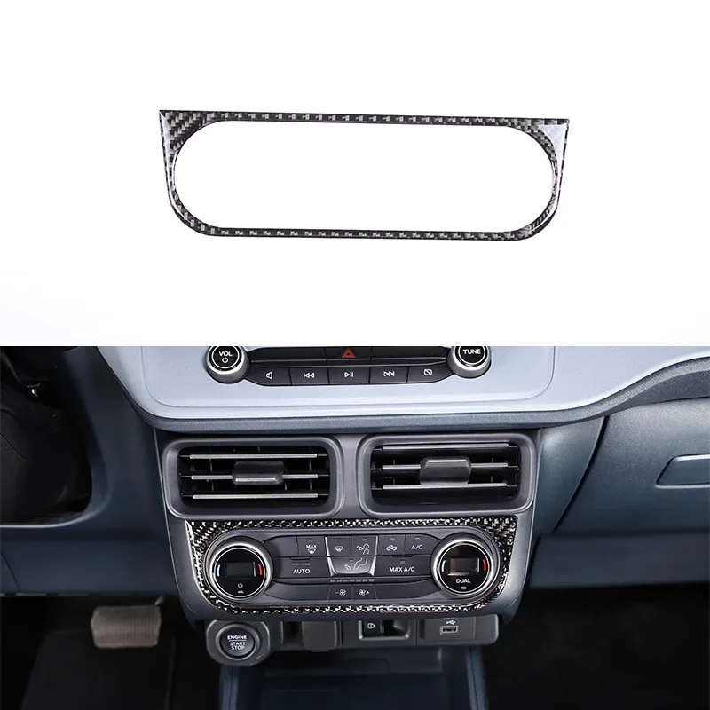 

Car Air Conditioning Mode Panel Sticker For Ford Maverick 2022 Cover Trim Decal Carbon Fiber Car Accessories