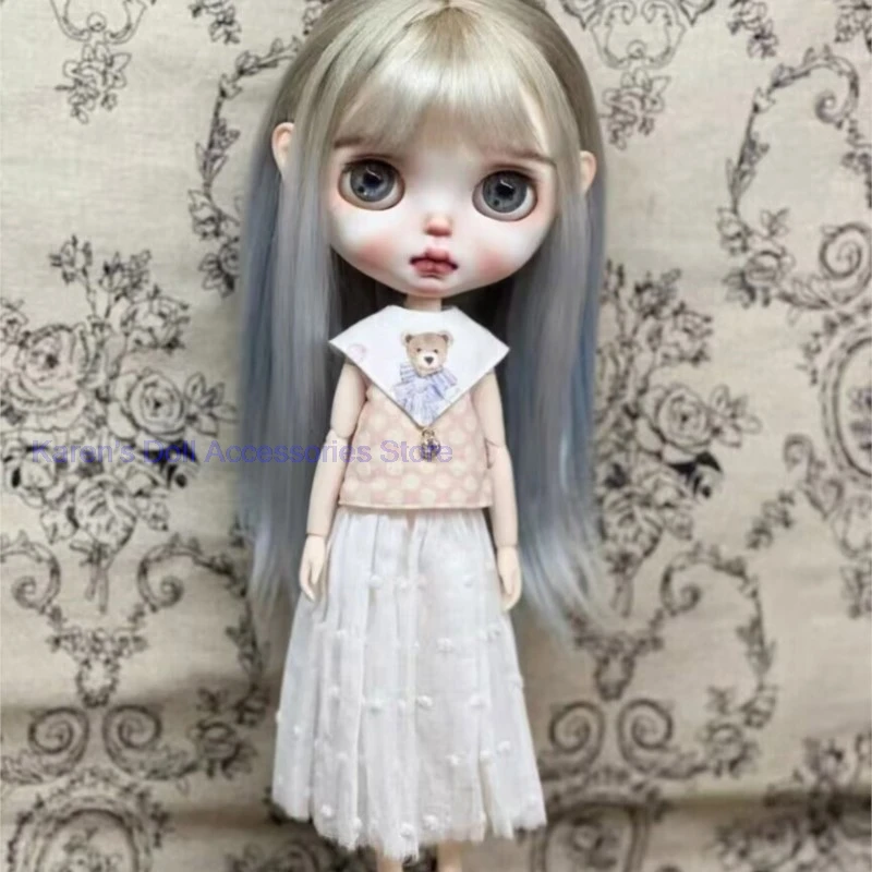 

2pcs high quality 2026 new design tops ➕ skirt for Blythe/landoudou(Fit for Lulu,ymy24,Ob22,24,26,zone, Jenny)