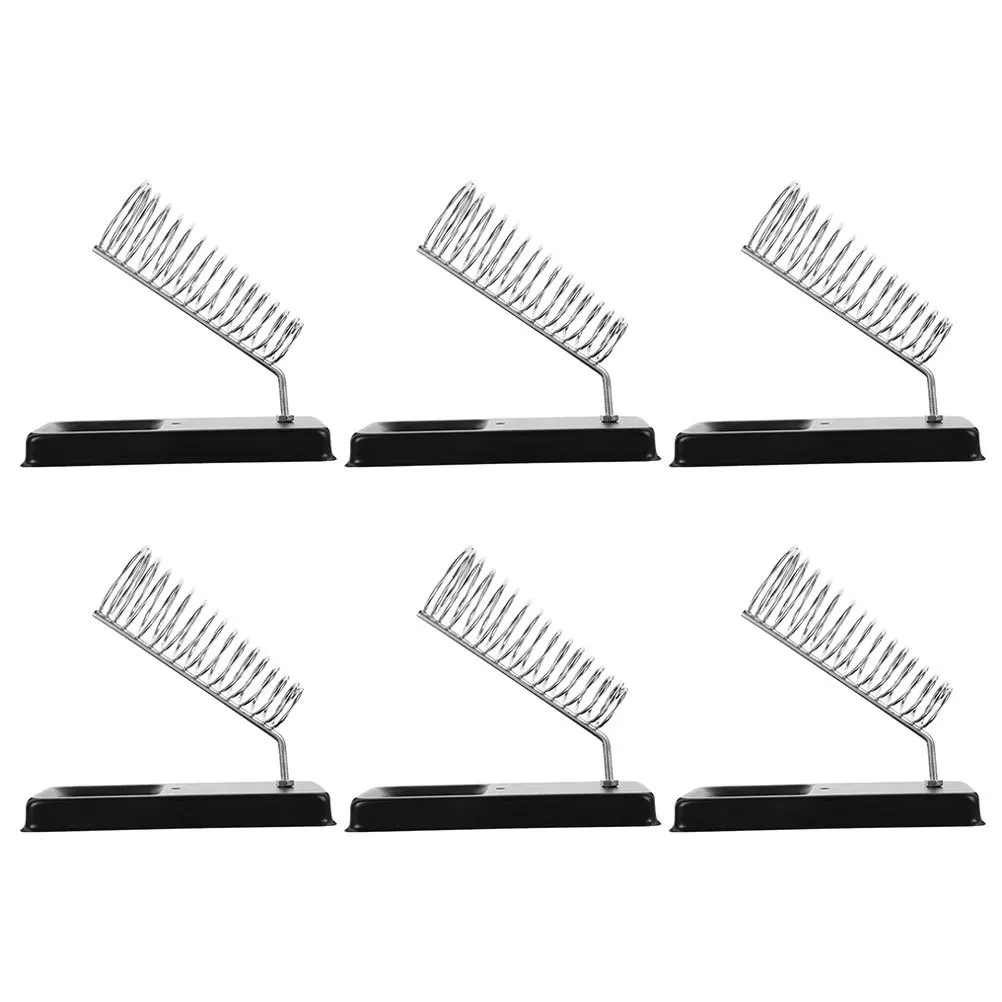 

6Pcs Soldering Iron Stand Metal Station Portable Stable Holder for DIY Crafts Soldering Accessories Solder Holder