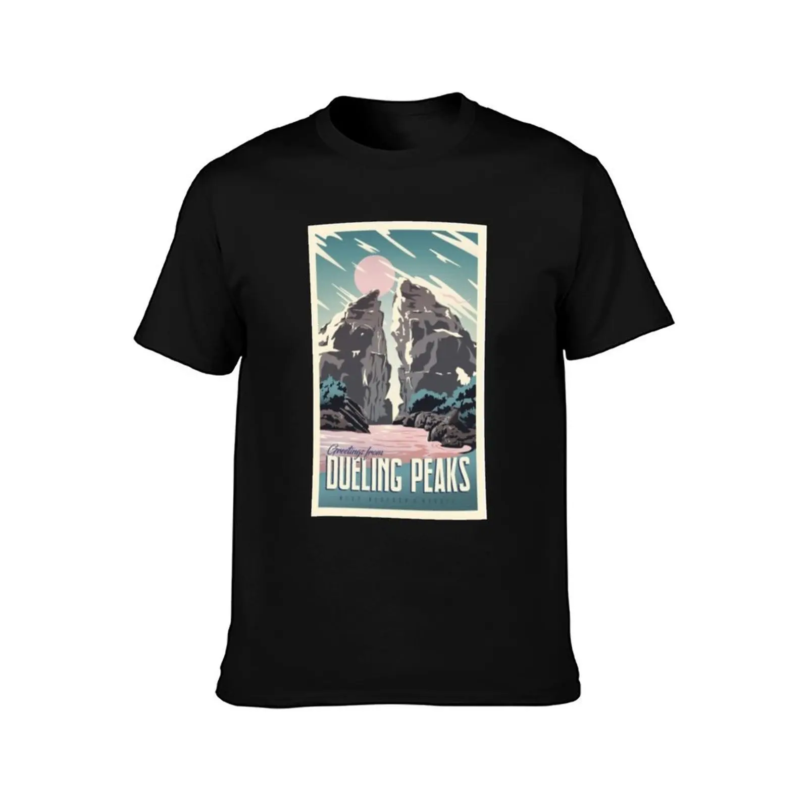 Greetings from Dueling Peaks T-Shirt man t shirts for men T-Shirt