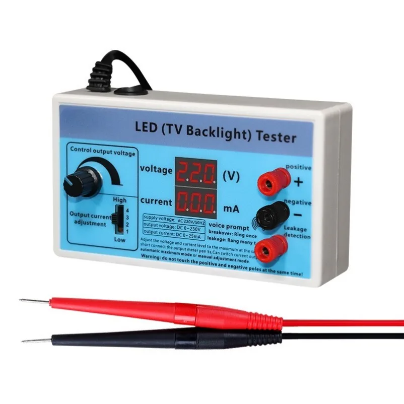 CB250 LED TV Backlight Tester LED Lamp Bead Light Bar Detecting Tool LCD Television Maintenance Repair Testing Equipment