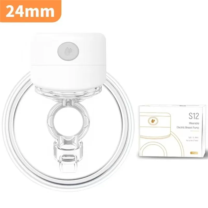 S12 Hands Free Electric Breast Pumps Mother Milk Extractor Portable Breast Pump Wearable Wireless Breastpump 24/27mm-Box