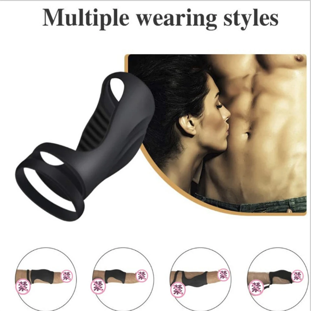 Reusable Cock Ring For Men Silicone Penis Rings Delay Ejaculation Stronger Erection Sex Yoys Linen Nozzle Ring Cock Adult Toys