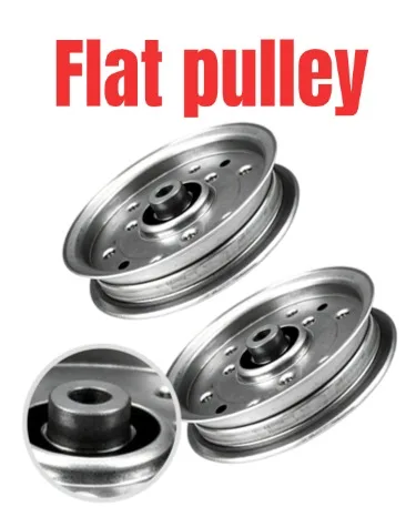2 Pack Flat Idler Pulleys 756-04129 956-04 For Cadet Lawn Mower 38 42 46 54 Inch Deck Replacement Parts Accessories