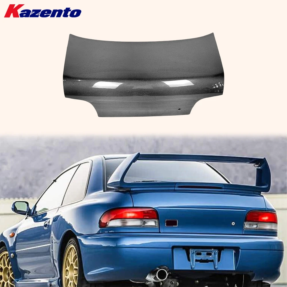 

For Subaru Impreza GC GF Sedan WRX STI 1998-2000 Carbon Rear Bumper Trunk Boot Lid