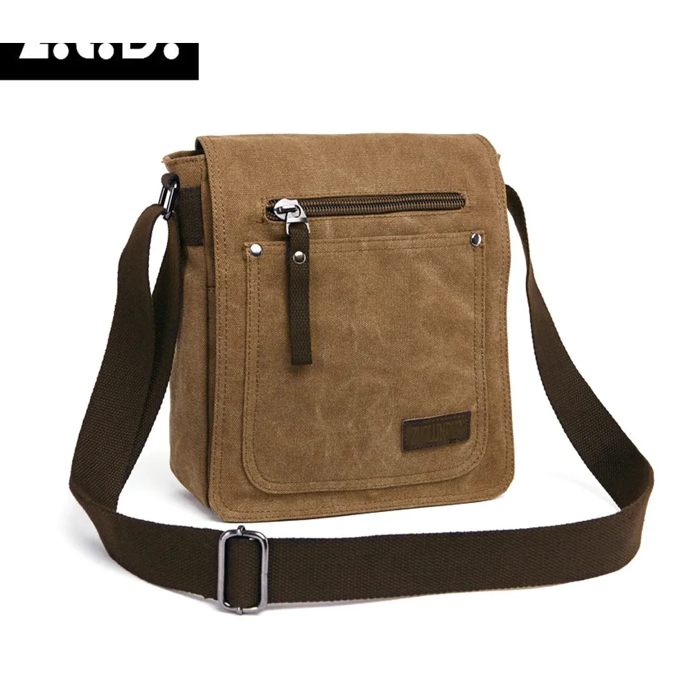 

new casual fashion canvas satchel single shoulder messenger bag Unisex Crossbody Bag Male Bolsa