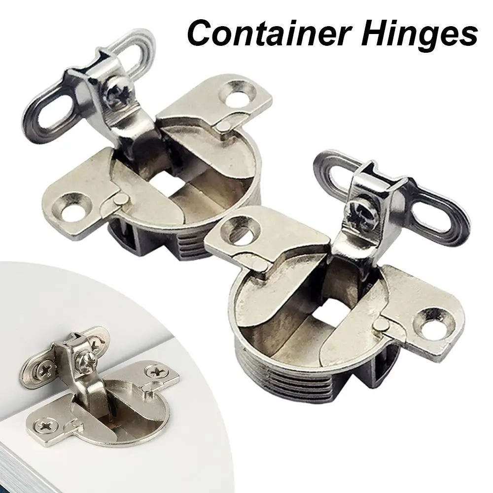 Cupboard Opening hole  Hardware Container Hinges Wardrobe Inner Hinges Desk Cabinet