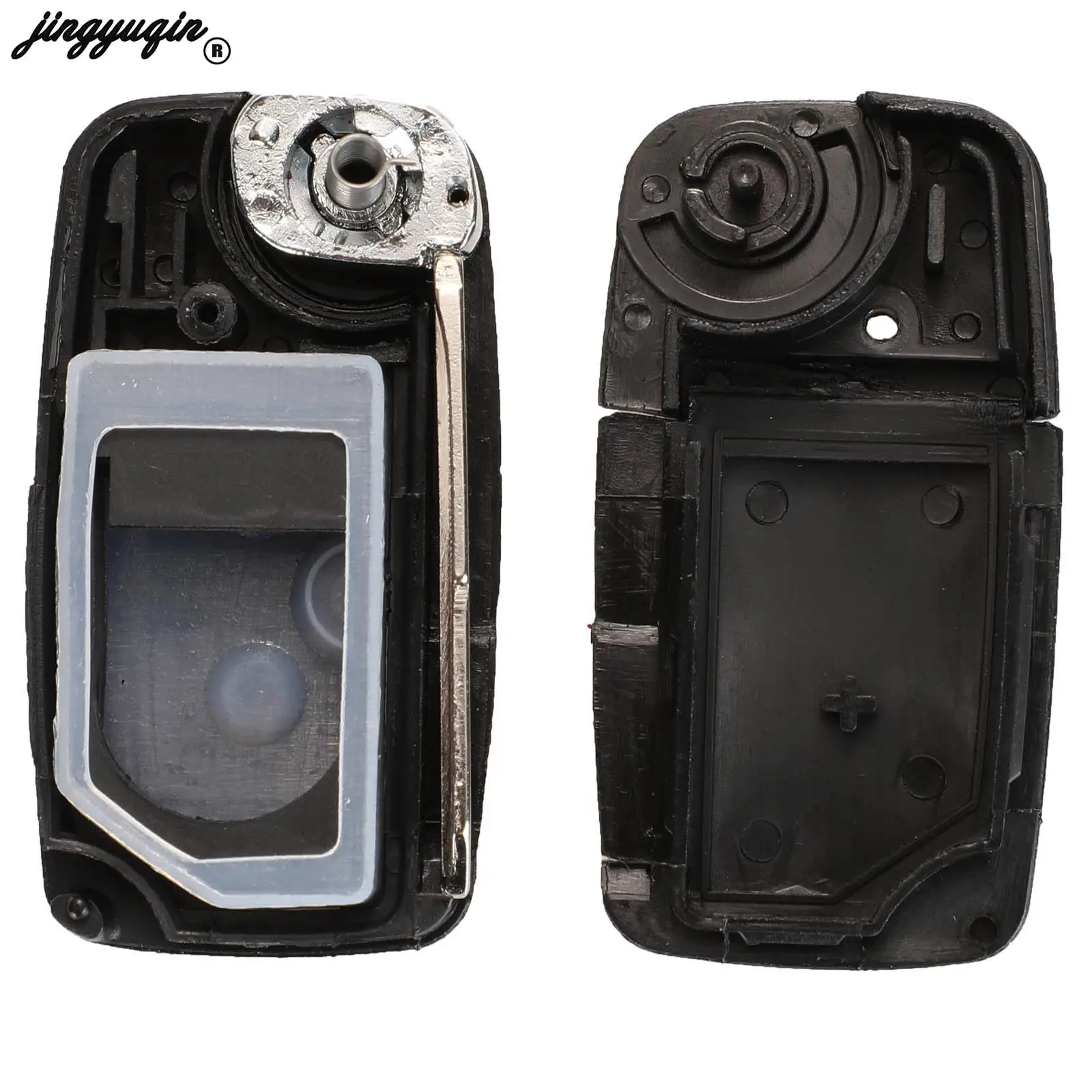 

jingyuqin 2 Buttons For Chery A5 Fulwin Tiggo E5 A1 Cowin EASTER 2009 Folding Car Remote Key Shell Case Replacement