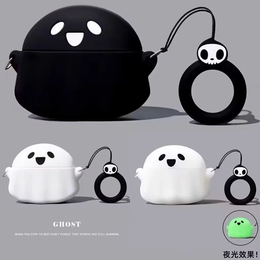 Case for Redmi Buds 6 Play Protective Silicone Ghost Cute Cartoon Covers Wireless Earbuds Shell