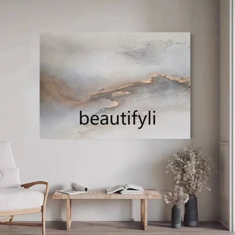 

A50 Pure hand-painted oil painting horizontal printing living room decorative painting abstract texture hanging painting