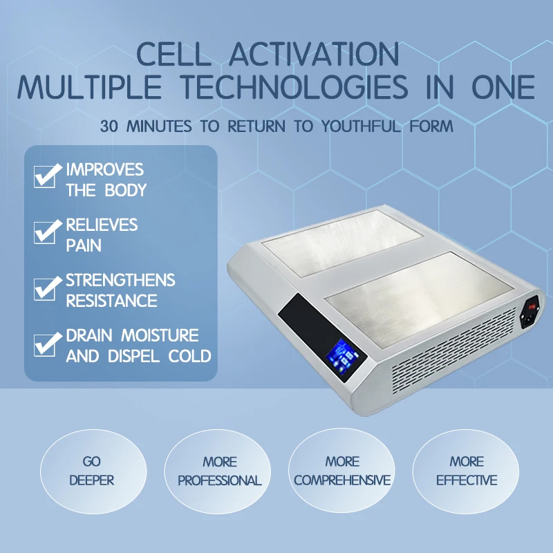 Future Life Qi and Blood Warming Purging Cell Activator Plantar Energy Balance Instrument for Clearing Meridian Foot Massager