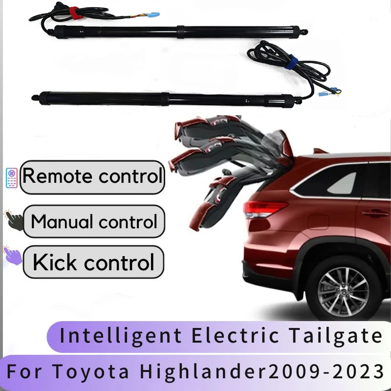 Car Electric Tailgate For Toyota Highlander 2009-2023 Intelligent Tail Box Door Power Operated Trunk Decoration Refitted Upgrade