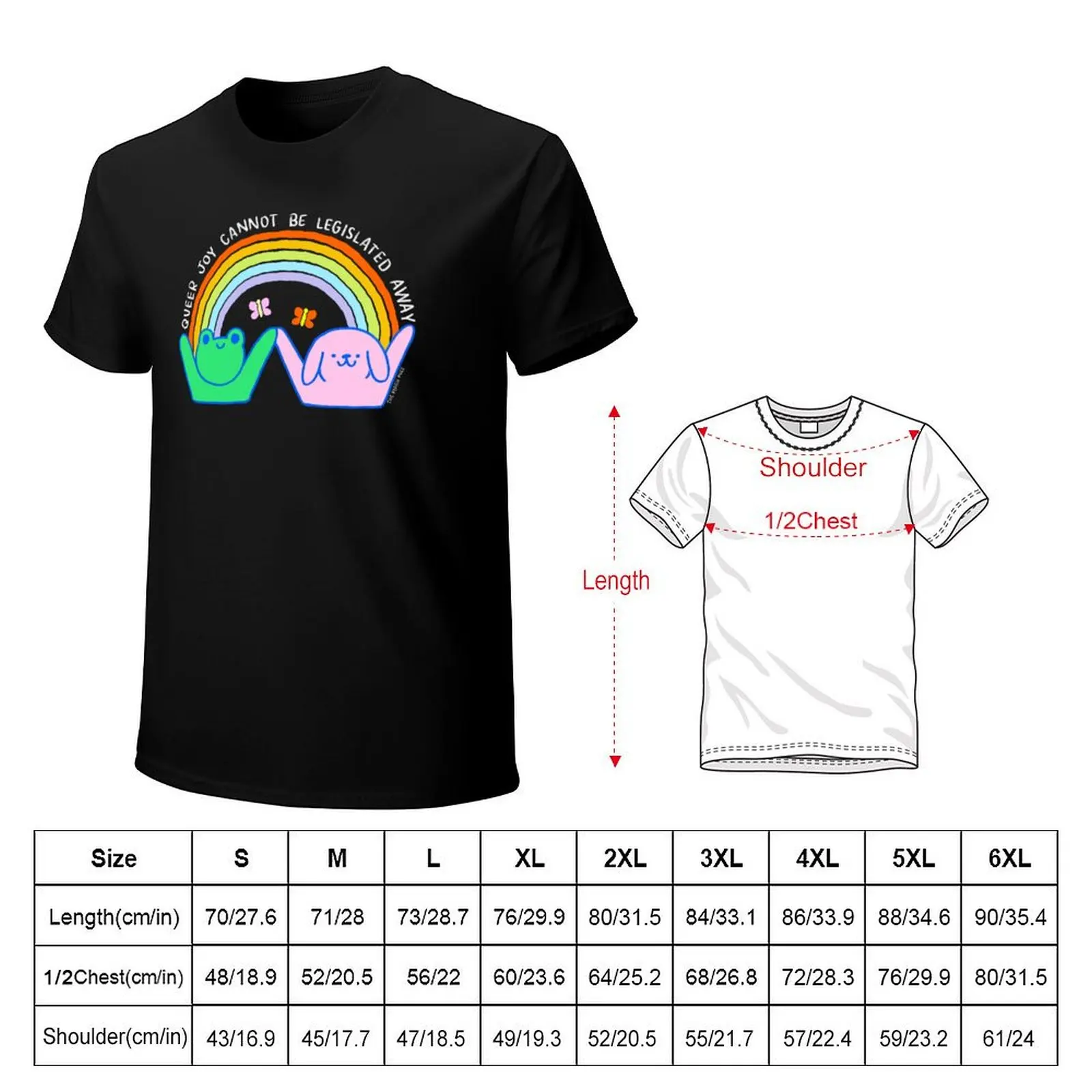 Queer Joy Cannot Be Legislated Away - The Peach Fuzz T-Shirt Daily Wear Print T-Shirt