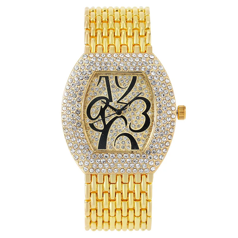 

Fashion diamond studded starry digital women's watch, women's watch bracelet, women's quartz performance goods