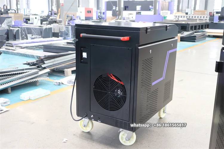 Popular 200W 300W 500W Industrial Pulsed Laser Cleaning Machine for Wood Soot Sanding Laser Cleaner