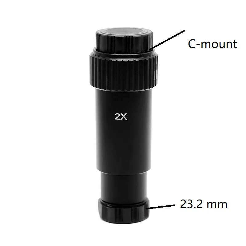 C-mount Adapter Lens C Mount Lens for USB Industrial Camera Digital Eyepiece Connected Microscope Reduction Relay Lens 0.3X 0.4X