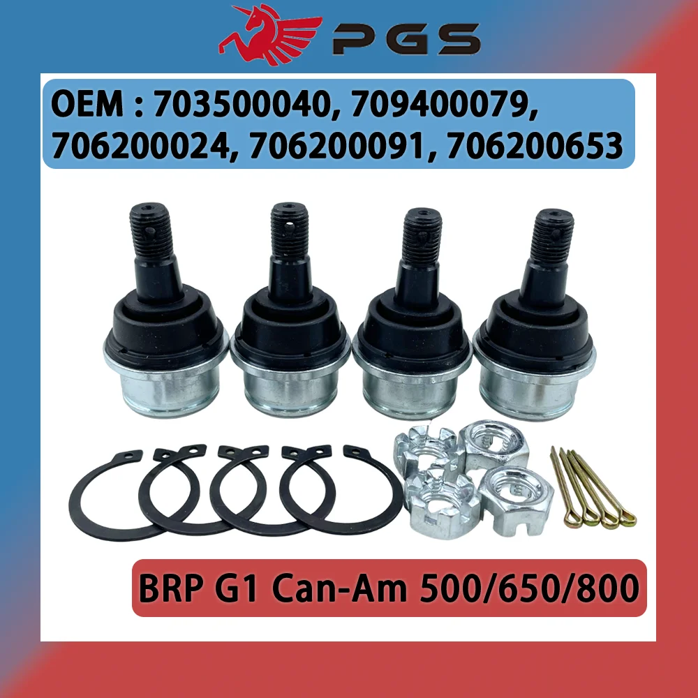 

4 шт. шаровой шарнир для Can-Am Bombardier Traxter 500 650 Outlander 650 800 800R Renegade 500 800 703500040 709400079 706200653
