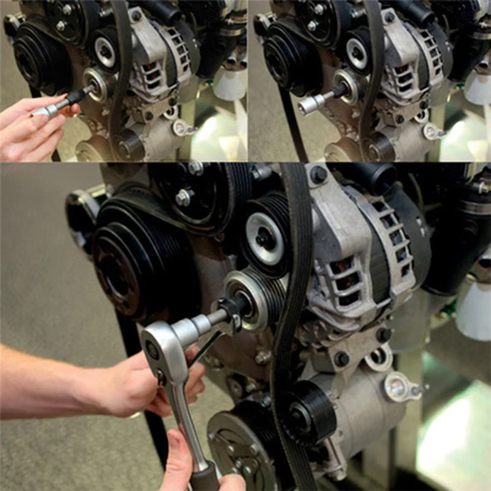 Alternator Pulley Socket Bit With 33T Tool Alternator Clutch Pulley Removal Tool High Strength And Hardness Hand Tools