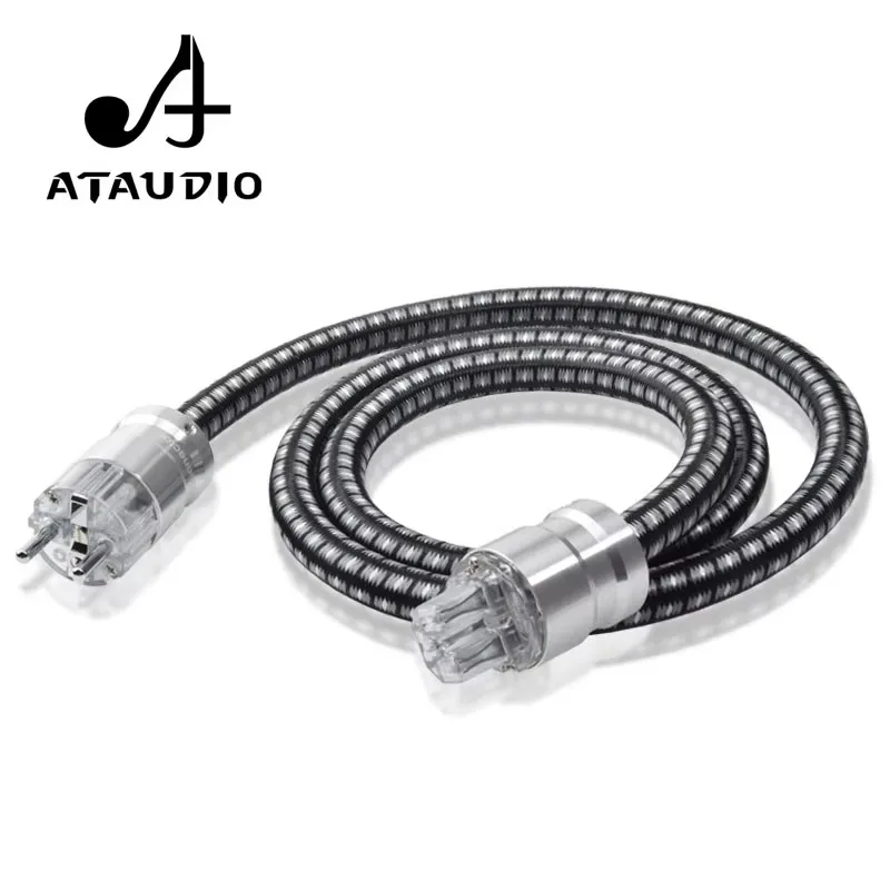 

Кабель питания ATAUDIO Hi-Fi Высококачественный шнур питания 6N OFC с европейской вилкой питания