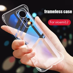 Frameless Slim Skin Hard Clear Cover Case On For Xiaomi 12 lite 12X 12 Pro Xiaomi12 Lite Xiaomi12X5G ShockProof Coque