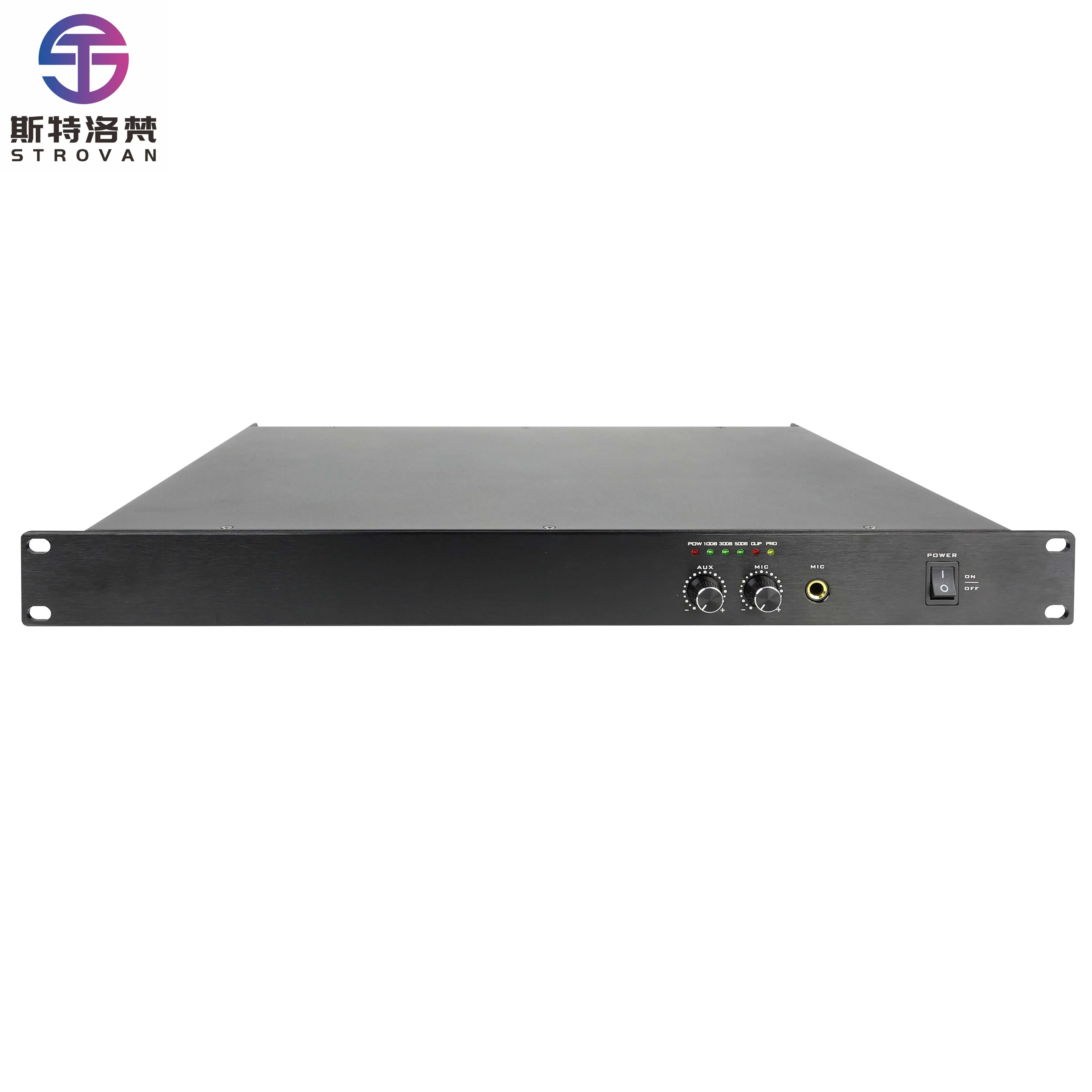 

RV-800 Pro Audio Integrated Mixer Amplifier Metal BGM Playback for Small to Medium-Sized Venues & Supermarkets