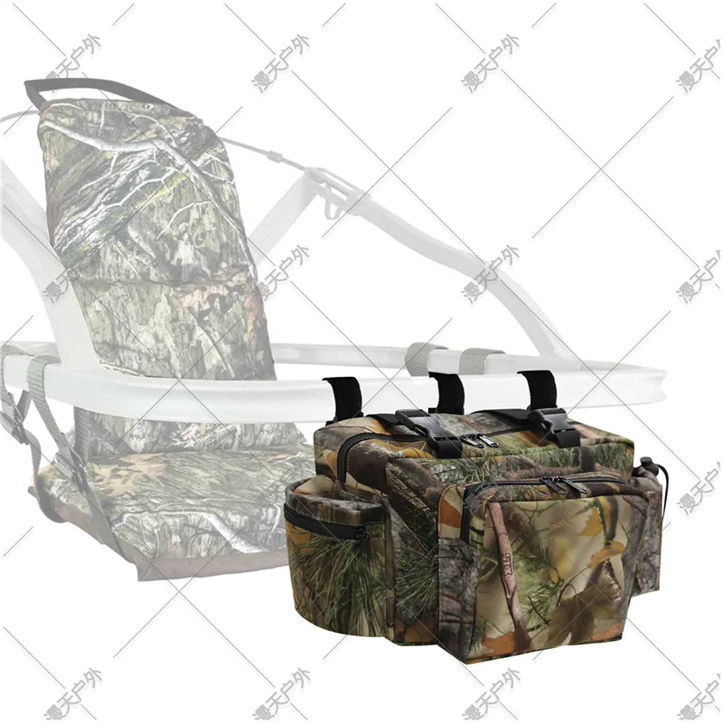 New Outdoor Hunting Tree Chair Hanging Camouflage Storage Bag Camping Branch Velvet Storage Bag Small