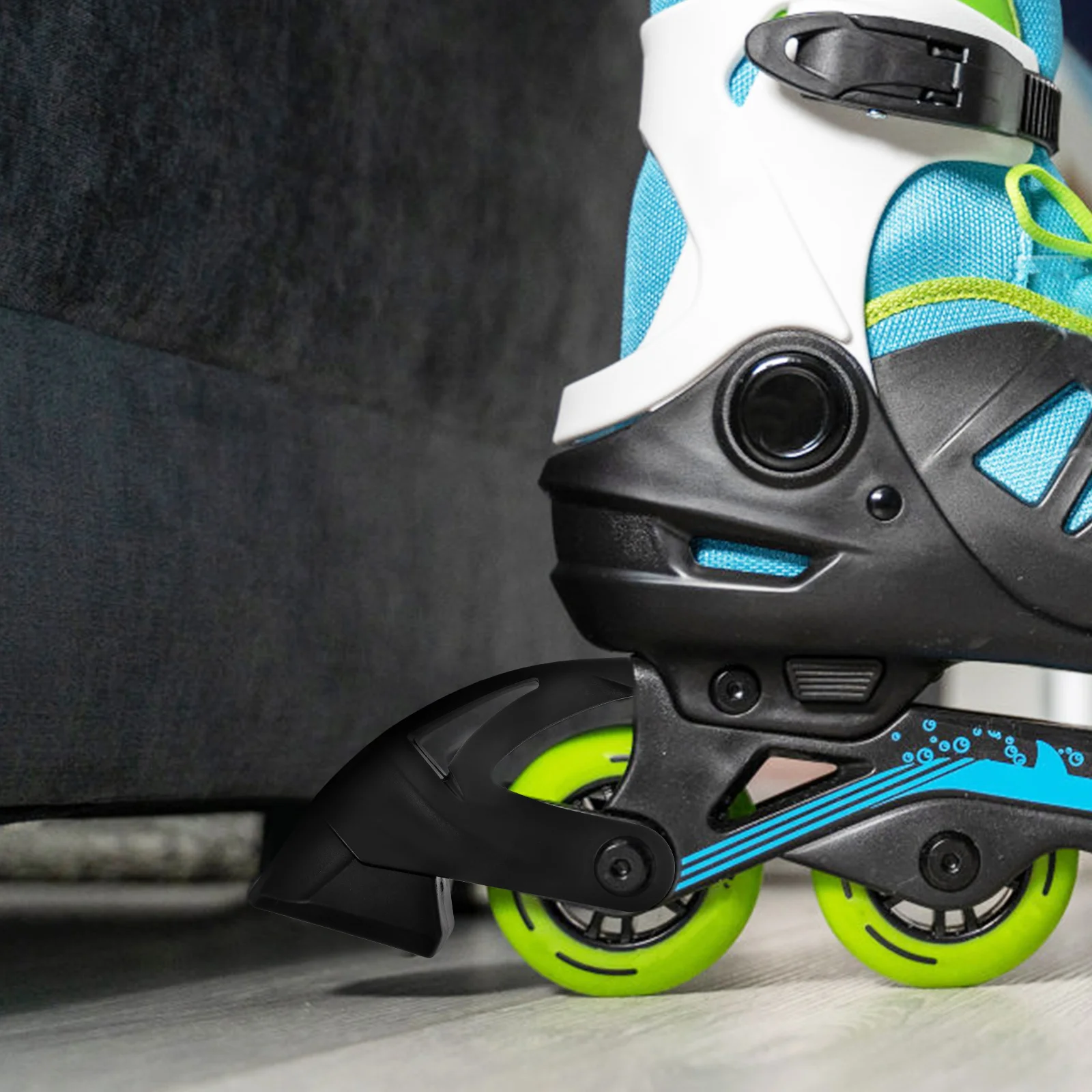 Dispositivo de freio de rolo patins bloco almofada rolhas destacável universal patins inline freios de borracha acessórios de patinação