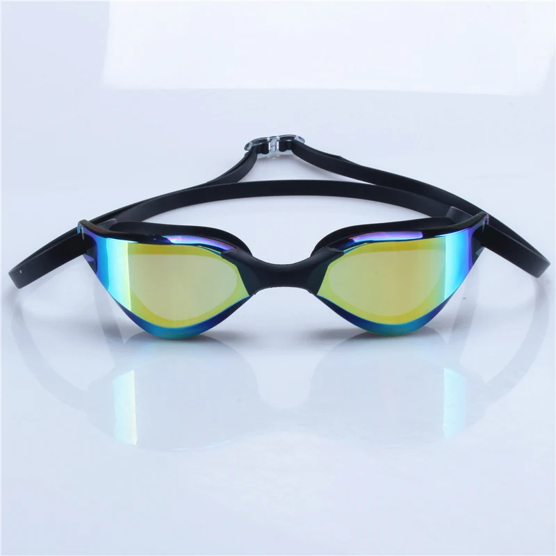 Professionelle Anti-Beschlag-Schwimmbrille, Schwimmbrille, galvanisiert, wasserdichtes Silikon, Lunettes De Natation Professionnel – Detail 9