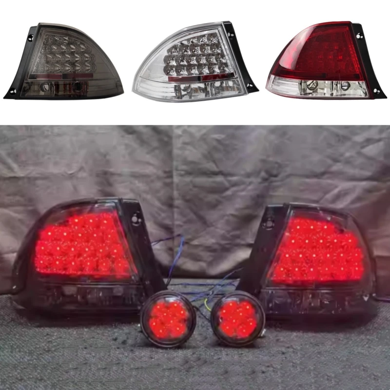 LED لمبة خلفية مع غطاء صندوق السيارة ضوء لكزس is200 1998-2005 تعديل مصباح مكبح بدوره إشارة عكس الضوء