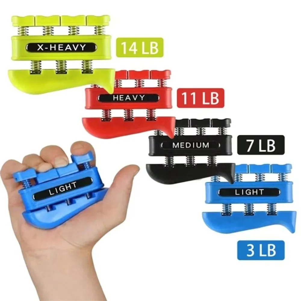Grip Strengthener Finger Strengthener Workout Equipment Portable Design Finger Exerciser Ergonomic Handle Adjustable Resistance