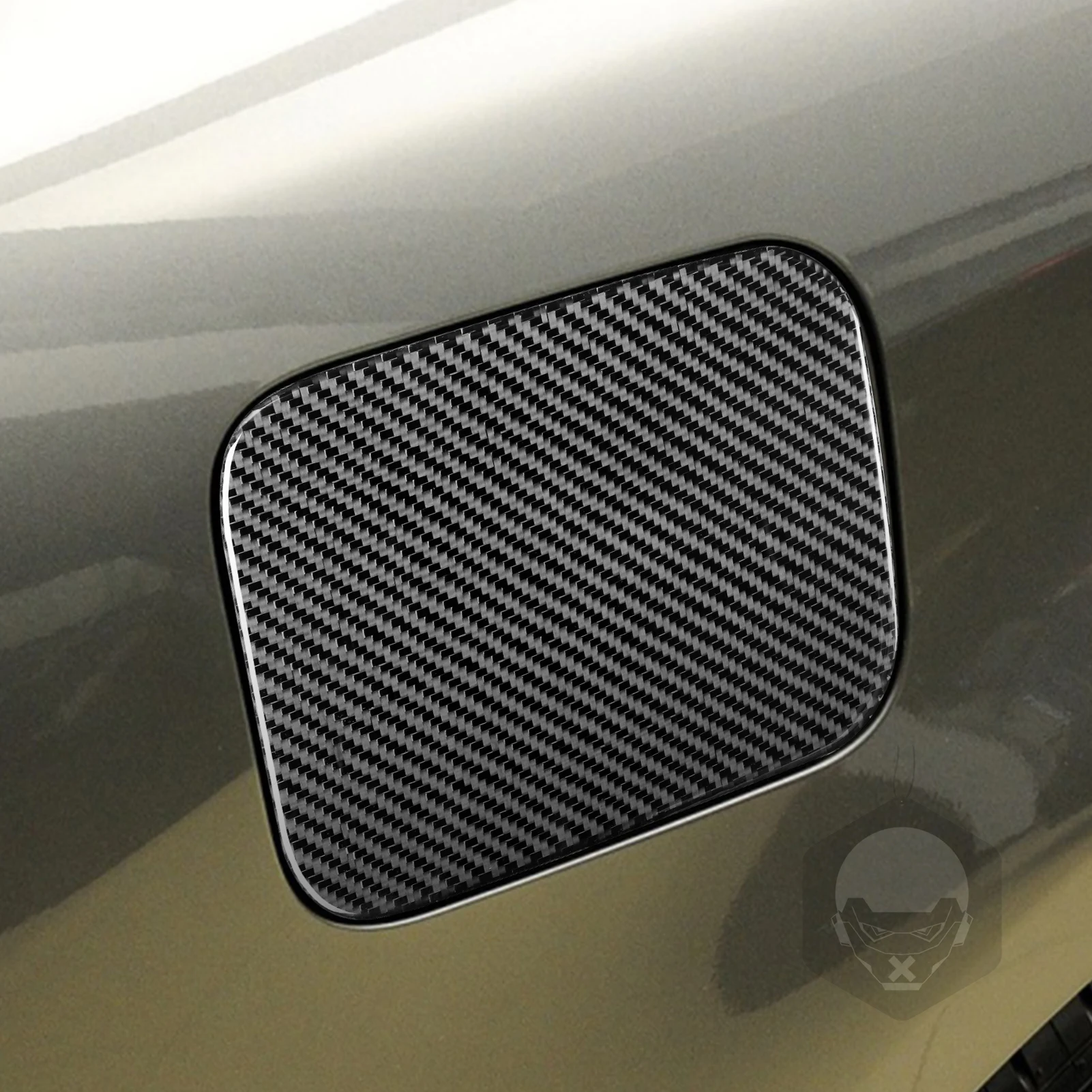 ألياف الكربون الحقيقية اكسسوارات السيارات غطاء الوقود الغاز غطاء لوحة مزخرفة ملصق لينة لإنفينيتي G35 07-08 G37 08-13 G25 11-12