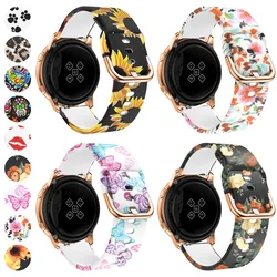 Printed Band for Samsung Galaxy Watch 6/5 pro/4/6 Classic/Active 2 Sport 22mm/20mm Bracelet amazfit GTR-GTS-4-3-2e-mini strap