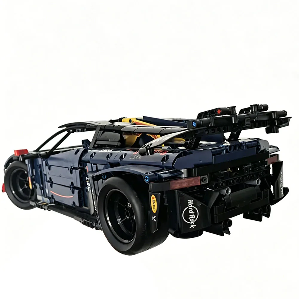 MOC 1482PCS Technical Mechanical Building Blocks GT Sports Car RB20 Racing Assembly Bricks Toys Model Festival Party Gifts