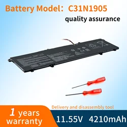 BVBH C31N1905 Genuine Battery For ASUS VivoBook S14 M433 S433 S433FL S15 S533 S533EQ ADOL14FLC S4600F S5600F S433 M3400QAM4600I