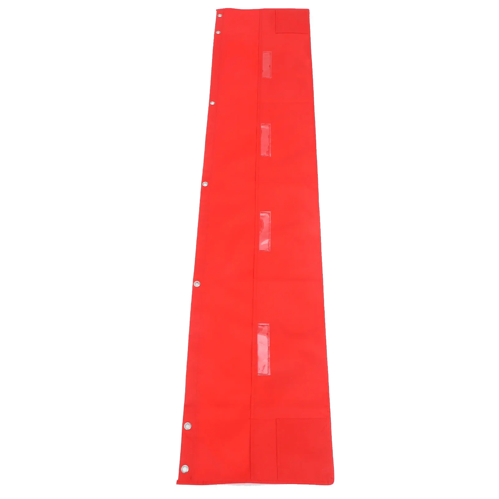 

File Storage Bag Hanging Organizer for Classroom Folder Office Bulletin Board Red Fabric Wall Work